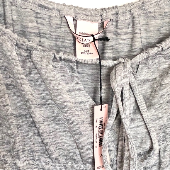 NEW! Victoria’s Secret Large Drawstring Crop Top - Picture 5 of 6